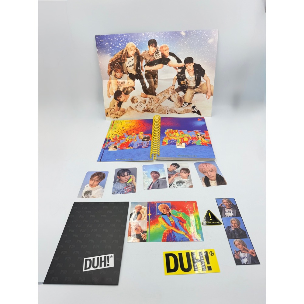 P1Harmony DUH! 8th Mini Album U Ver CD Photobook Photocards Poster Kpop